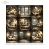 Papeles Scrapbooking SLS-100 Mouse World - Home Sweet Home